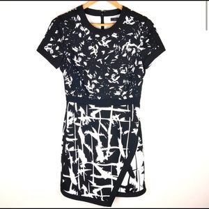 Black & White BCBGMAXAZRIA Raquel Dress